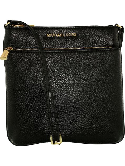 mk black leather crossbody purses